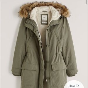 NWT Abercrombie & Fitch Military Parka